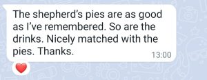 feedback 8 Dec